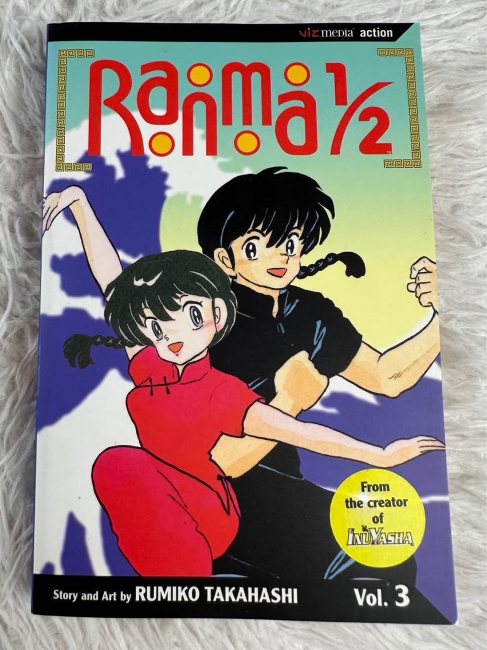 Ranma 1/2 Volume 3 Manga Book